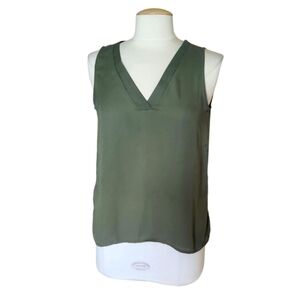 Streetwear Society Olive Green Vneck Professional Tank